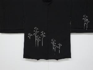リサイクル　樹木模様刺繍絵羽織